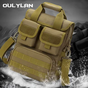 Сумки через плечо, тактическая сумка-мессенджер, мужская военная камуфляжная сумка формата А4, мужская сумка для инструментов, уличная