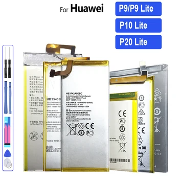 Аккумулятор для Huawei Honor 20i 10i 10 8 Lite P20 P9 P10 Lite Сменный Bateria HB366481ECW HB396285ECW Аккумуляторы Большой Емкости