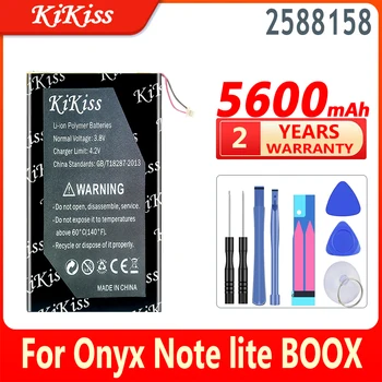 5600 мАч KiKiss 100% Новый Аккумулятор 2588158 для Onyx Note lite BOOX MAX2 MAX 2 ПРИМЕЧАНИЕ 1 2 3 NOTE1 NOTE2 NOTE3/M96C M96 plus M96plus