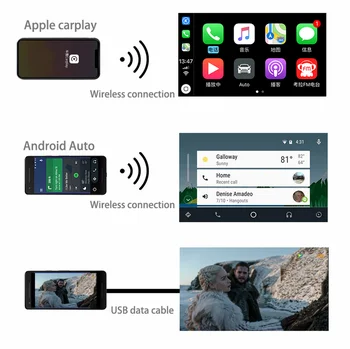 Беспроводной Android Carplay Модуль Автоматический Приемник Декодер Коробка для Audi A1 A3 A4 A5 A6 A7 A8 Q2 Q3 Q5 Q7 MMI 2010-2019 4