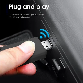 Подключаемый к беспроводной сети адаптер CarPlay для автомобильной стереосистемы OEM с USB-разъемом Smart Link для автоматического подключения телефона к CarPlay 0
