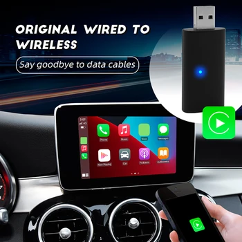 Подключаемый к беспроводной сети адаптер CarPlay для автомобильной стереосистемы OEM с USB-разъемом Smart Link для автоматического подключения телефона к CarPlay 4