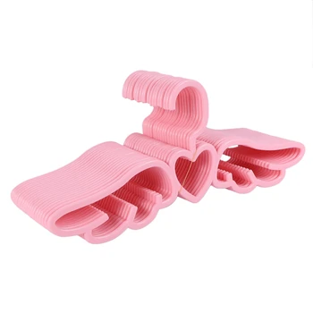 40 шт. Новый дизайн, Пластиковая вешалка для одежды Fly Angel, вешалка для нижнего белья с милым розовым шарфом 