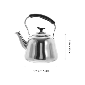 Щебечущий чайник Походная плита Кухонная Вода Чай Большой емкости, Свистящий бойлер из нержавеющей стали для домашнего кипячения 1