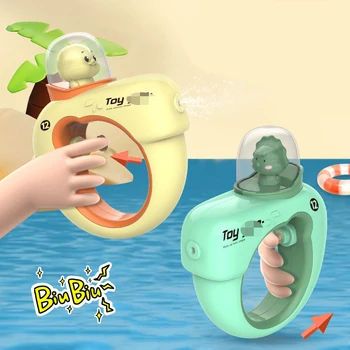 Детский разбрызгиватель воды Play Водные игры Игрушки на открытом воздухе для детей Летние бассейны Пляжная лужайка Ручное кольцо с динозавром Игрушки для распыления воды