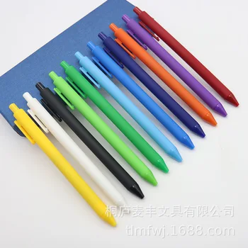 10 ШТ Гелевых ручек Simplicity Solid Color Student Macaron Candy Color Creative Press Water Pen Канцелярские Школьные принадлежности для письма
