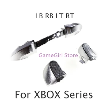 20 комплектов хромированного серебра LB RB LT RT Бампер Триггеры Кнопки Комплект модов для Xbox Series X S Контроллер Запасная часть