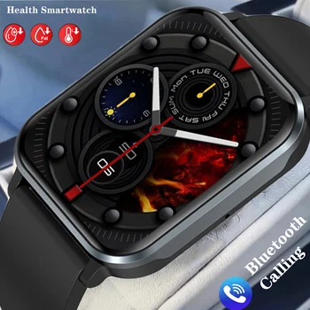 Модные умные часы Для женщин, вызов по Bluetooth, 24-часовой монитор артериального давления, сердечного ритма, спортивные, фитнес-водонепроницаемые мужские часы IP68