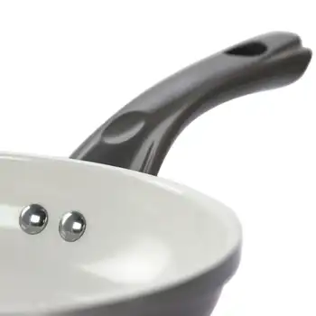Набор алюминиевой посуды с антипригарным покрытием Hestonville из 7 предметов серого цвета с бакелитовыми ручками, кухонные принадлежности для приготовления пищи 3
