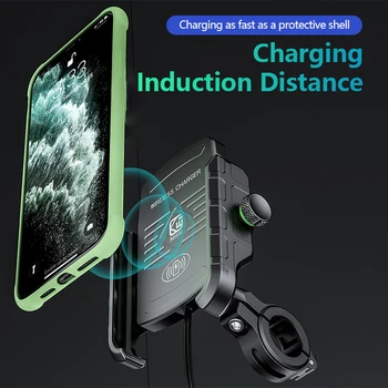 Надежное стильное беспроводное зарядное устройство, Прочное Универсальное крепление для телефона Iphone Samsung для мобильных телефонов с громкой связью, удобное компактное
