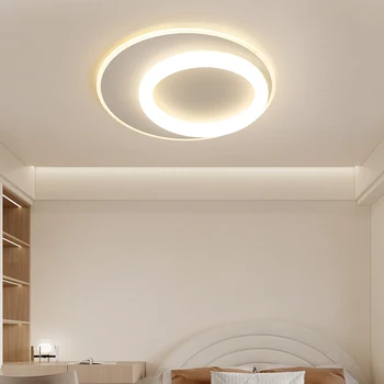 Потолочный светильник для спальни минималистичный дизайн Гостиной Столовой кухни Потолочный светильник для спальни Квадратный Круглый Домашний декор Освещение в помещении