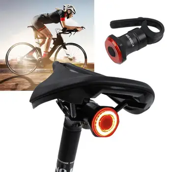 Новый интеллектуальный велосипедный фонарь, водонепроницаемый задний фонарь, большой аккумулятор, Тормозные задние фонари, фары для горных велосипедов, Usb-зарядка