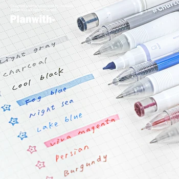 3 шт. /компл. Простая Многоцветная гелевая ручка для печати, Набор маркеров, Креативные материалы для журналов 