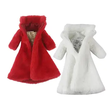Кукла-принцесса, зимняя куртка, аксессуар, игрушка для девочек, 11-дюймовые куклы, одеваются