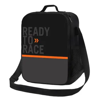 Портативные ланч-боксы с логотипом Ready To Race для герметичных гонок, охладитель для спортивного райдера, Термоизолированная сумка для ланча, Офисная работа