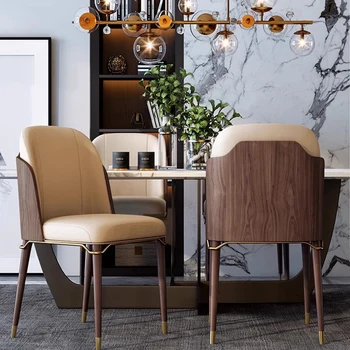 Современные роскошные обеденные стулья Скандинавские Дизайнерские Ресторанные стулья Переносная гостиная с прозрачным макияжем для ногтей, мебель для патио Sillas