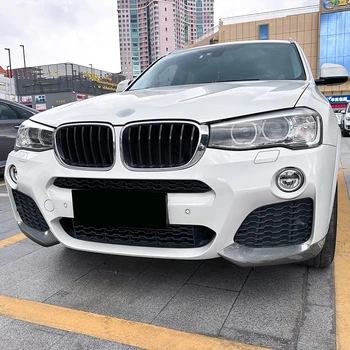 Боковая накладка на передний бампер автомобиля, защита спойлера, Угловой сплиттер для BMW X3 X4 F25 F26 M Sport 2014-2017 5