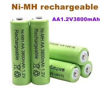 3800 мАч Батарея типа АА 1,2 В Ni-MH аккумуляторная батарея для игрушечного пульта дистанционного управления Аккумуляторные батареи типа АА 1,2 В батарея емкостью 3800 мАч