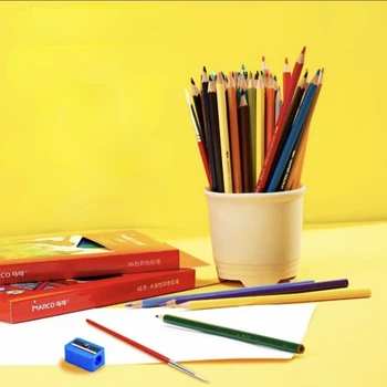Цветной грифель 36-цветной водорастворимый цветной карандаш для начинающих студентов-искусствоведов, набор кистей для рисования от руки, набор карандашей для рисования 0