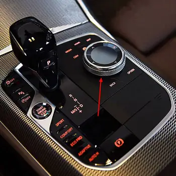 Автомобильный Кристалл Мультимедийная Кнопка Ручка Крышка Наклейка Накладка для BMW 3 8 Серии G20 G28 X5 X6 X7 G05 G06 G07 G16 Z4 1