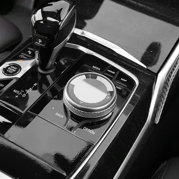 Автомобильный Кристалл Мультимедийная Кнопка Ручка Крышка Наклейка Накладка для BMW 3 8 Серии G20 G28 X5 X6 X7 G05 G06 G07 G16 Z4 2