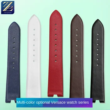 Замена женских кожаных часов V.ERSUS Versace SCI070016 серии VSPCI5621 с V-образным вырезом и аксессуарами черный / красный 18 мм 1