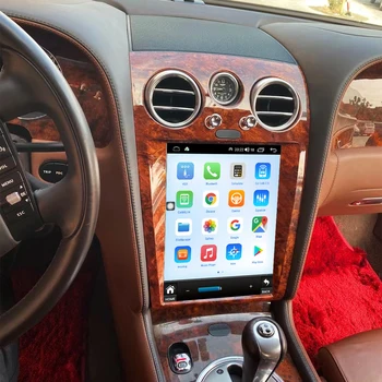 Для Bentley Flying Spur Continental 2004-2012 Android 12, автоматическая навигация, GPS, автомобильное радио, DVD, Мультимедийный видеоплеер, стерео 4G