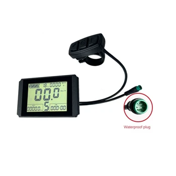 KT-LCD10H Дисплей Ebike Meter с 5 контактами 24 В/36 В/48 В Для комплекта контроллера KT Запчасти для Ebike
